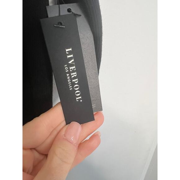 LIVERPOOL Double Layer V-neck 1/2 Sleeve Knit Top XS NWT!! - Picture 5 of 9